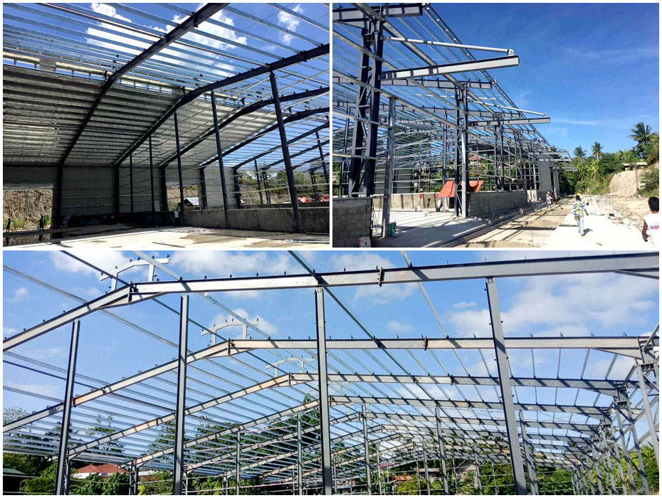 外貿(mào)大型鋼結構倉庫工程案例