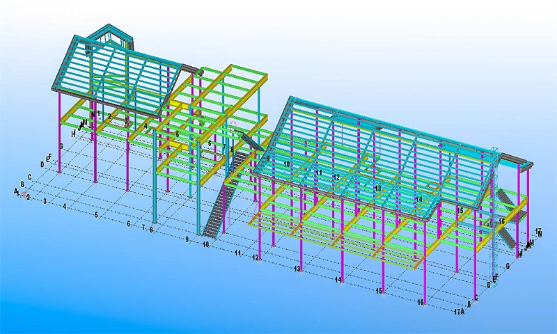 鋼結構加工別墅